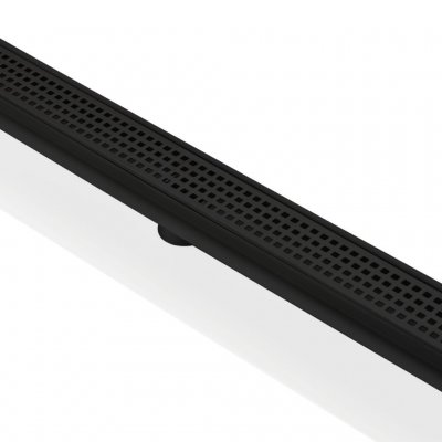 Kube 36" Matte Black Pixel Linear Shower Drain