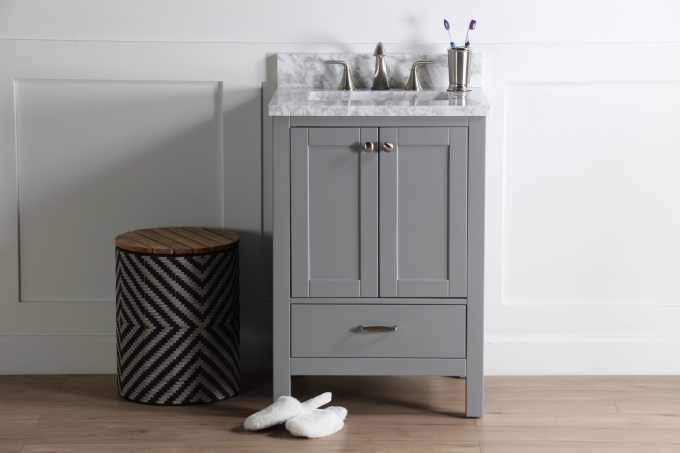 Abigail 24", Naos, Slate Grey Bathroom Vanity