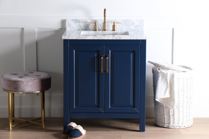 Berkeley 30", Cobalt Blue Bathroom Vanity