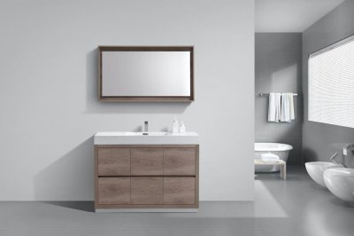 Bliss 48", Kubebath Modern Beachwood Vanity